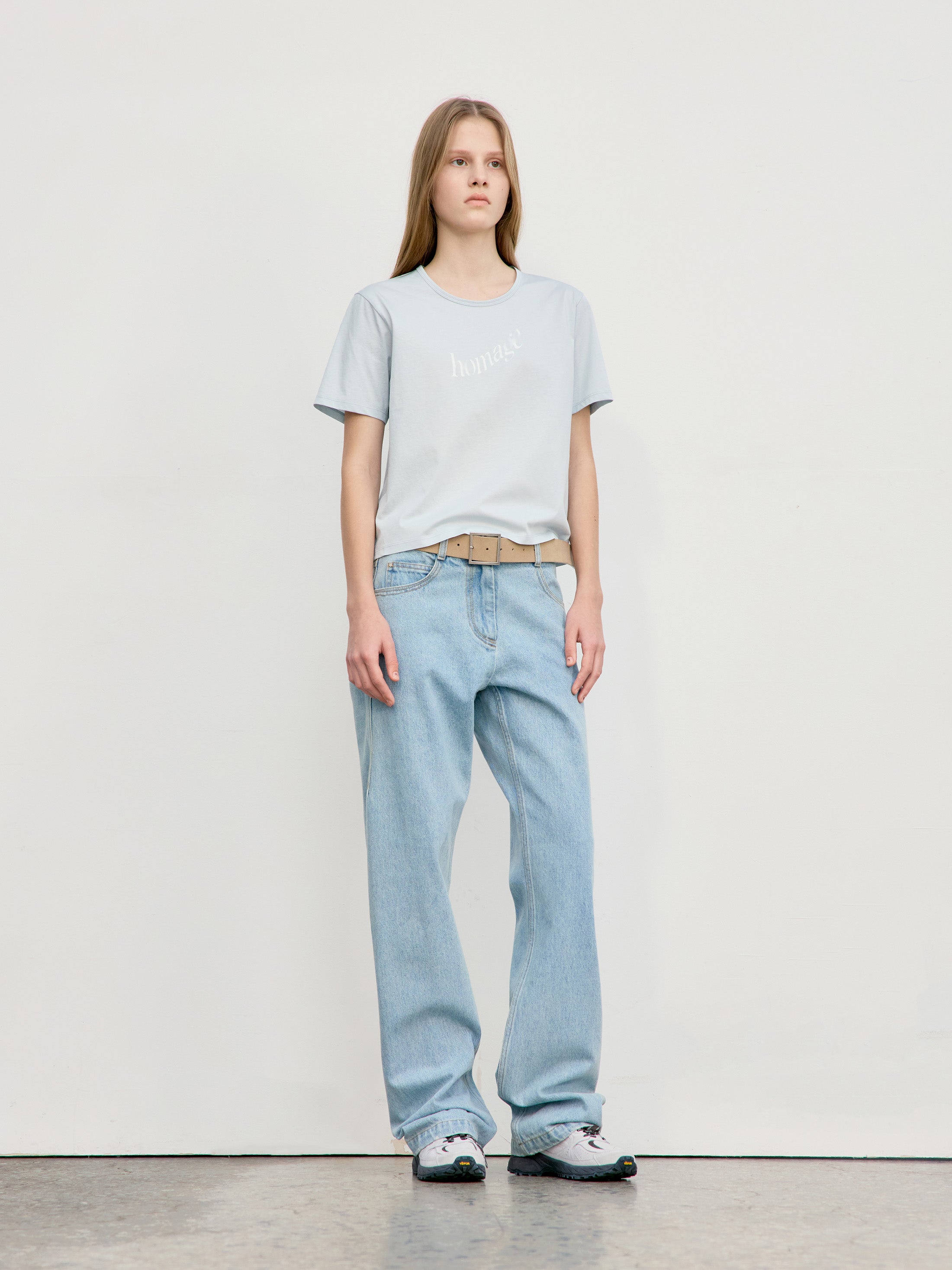 Low Classic Homage T-Shirt Light Blue