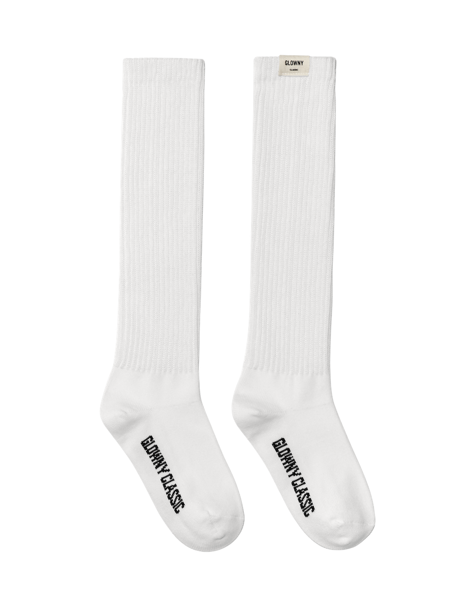 GLOWNY Everyday G Socks (White)