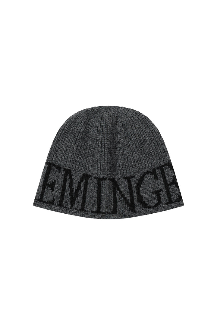 Treemingbird Logo Loose Beanie Charcoal