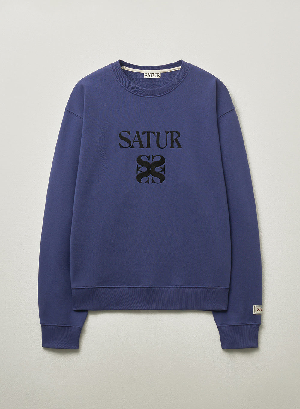 [satur] (W) Classic Logo Sweatshirt - Purple