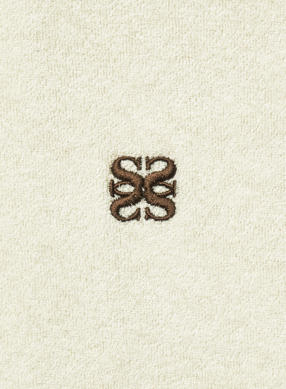 [satur] (W) Lawton Terry Track Zip-up Jacket - Cream