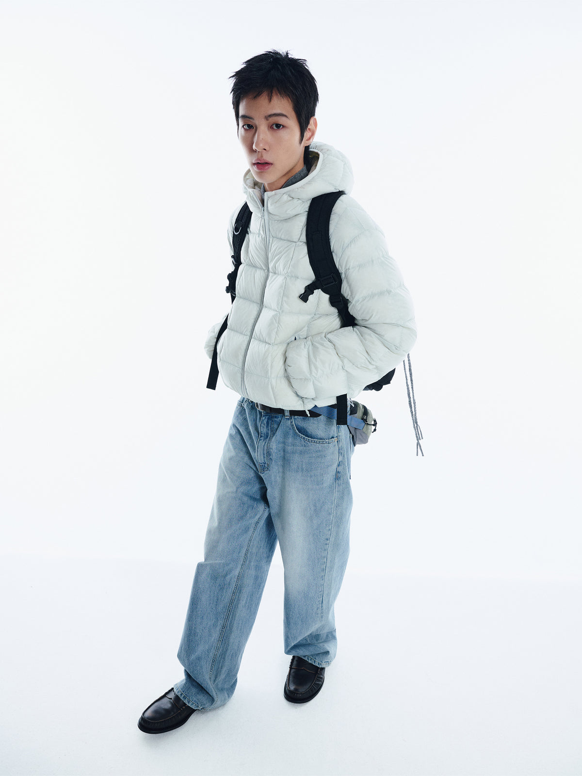 Low Classic Light Down Jacket Silver