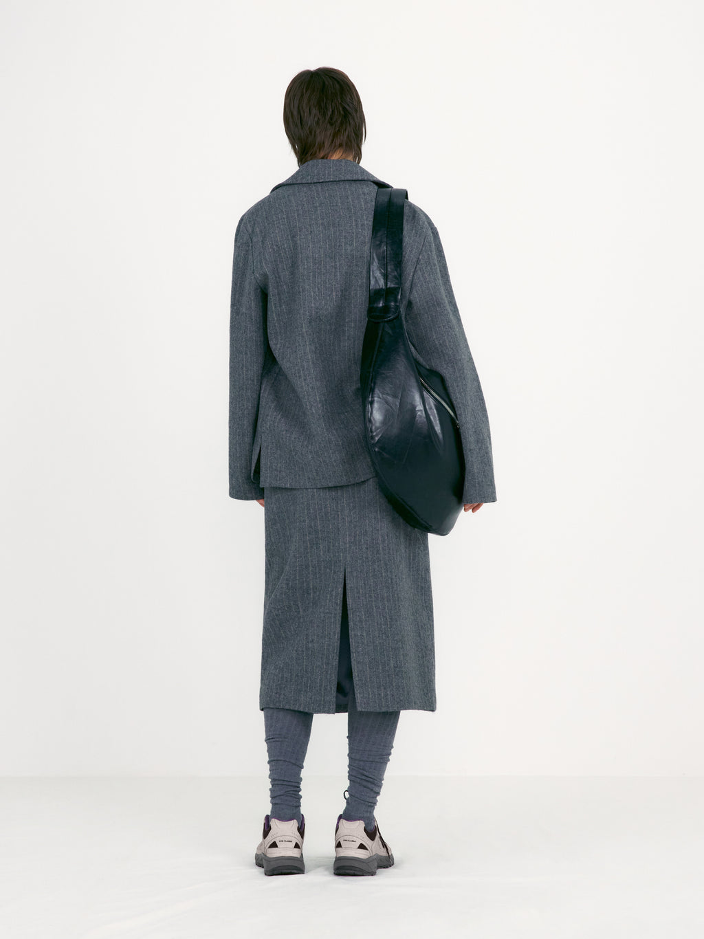 [low_classic] Stripe Wool Collar Jacket
Multi Striped Gr