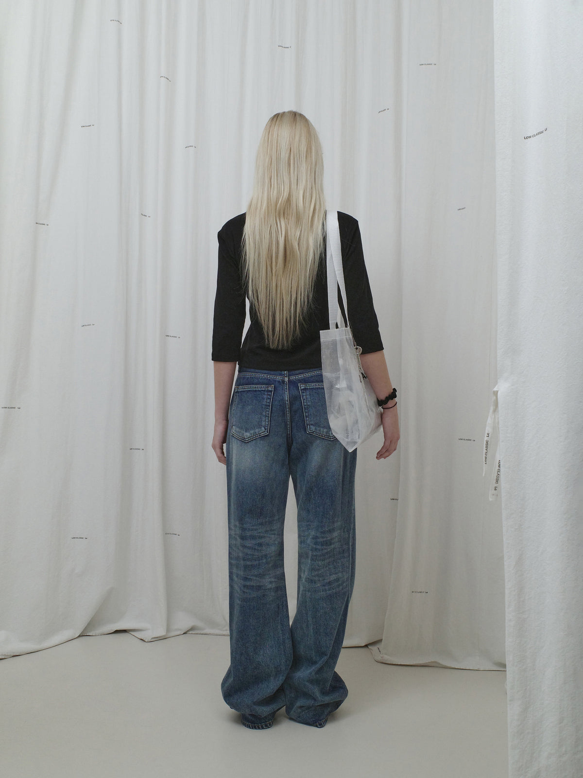 Low Classic Relaxed Fit Jeans Dark Blue