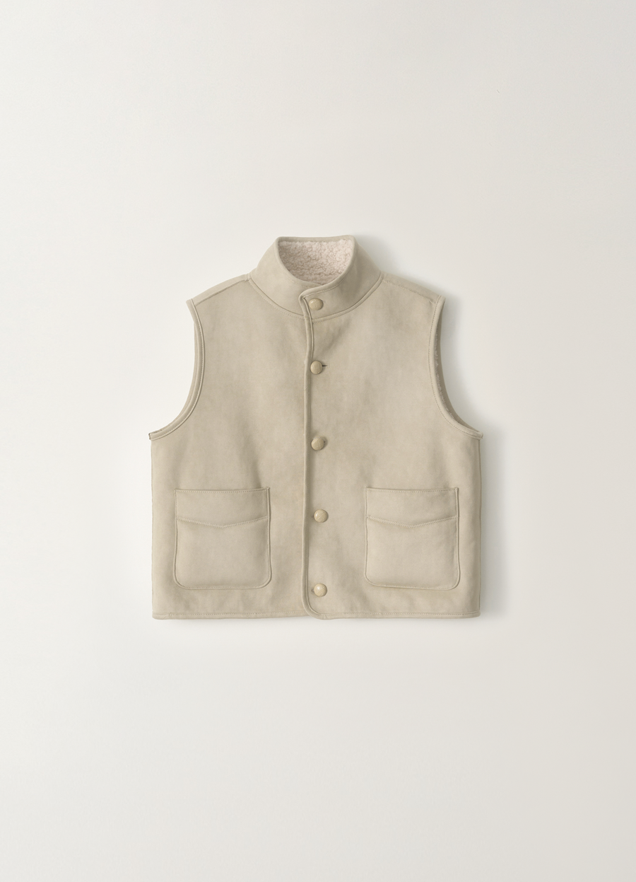 Nothing Written Vera reversible vest (Ivory beige)