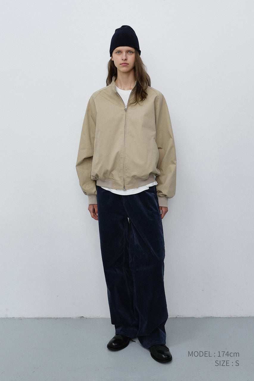 Dunst Unisex Volume Harrington Jacket Beige