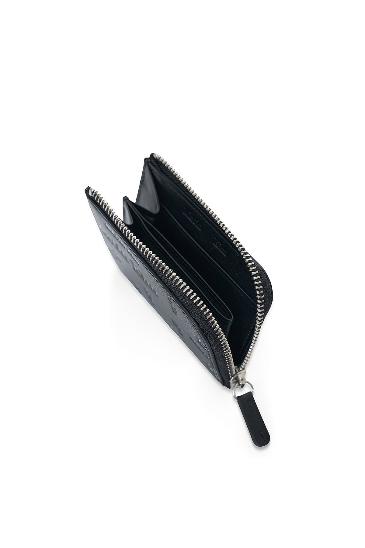Matinkim Matin All-Over Logo Half Round Zip Wallet IN Black