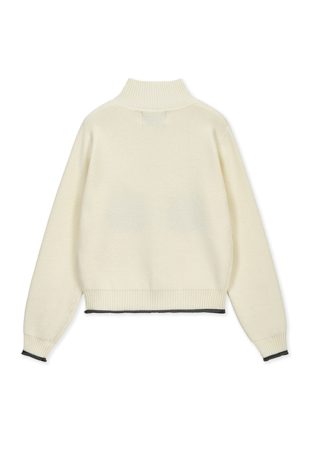 Matinkim Matin Spell Point Knit Zip UP IN Ivory