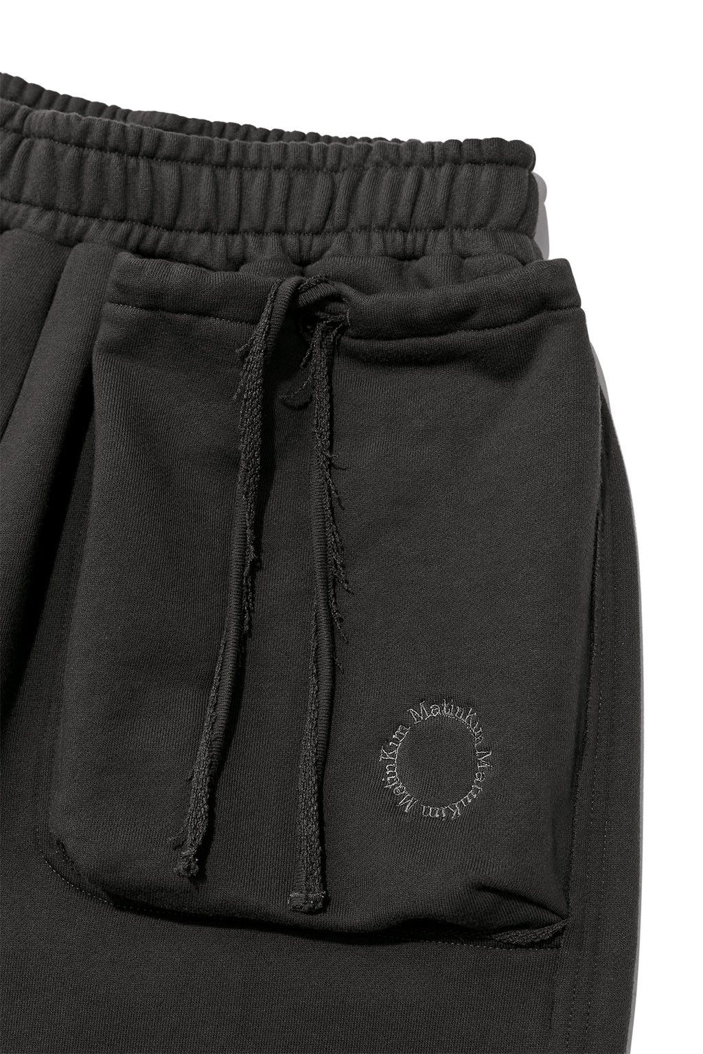 [matinkim] VOLUME POCKET SWEATPANTS IN CHARCOAL