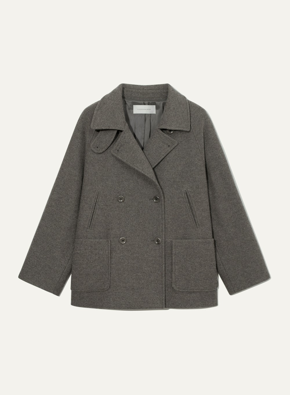 Kindersalmon Metis Alpaca Coat Taupe