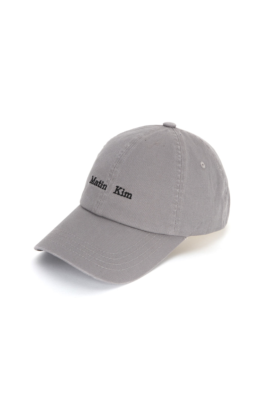 [matinkim] MATIN MINI CLASSIC LOGO BALL CAP IN GREY