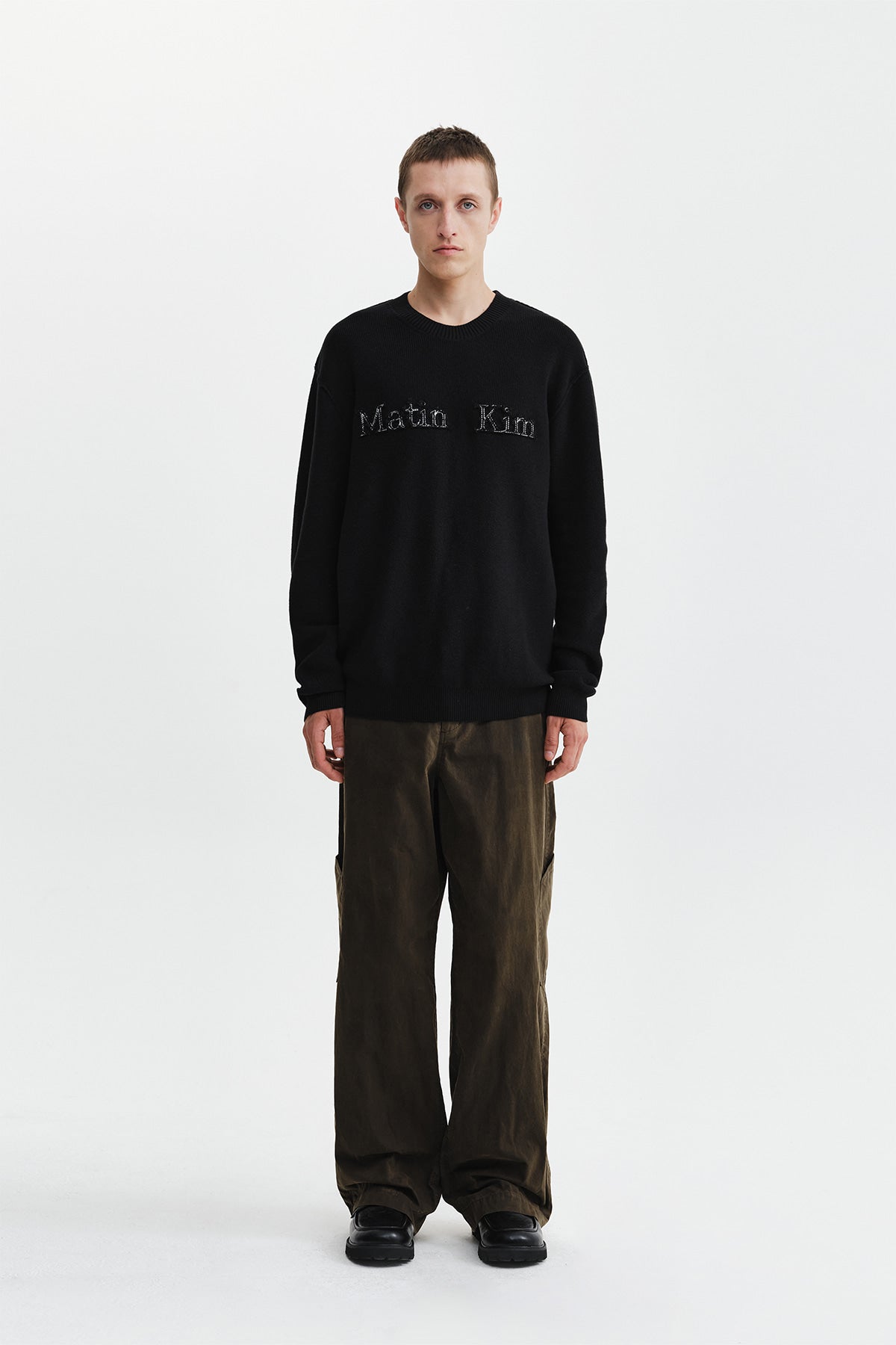 Matinkim Faded Wax Pants For Men IN Khaki