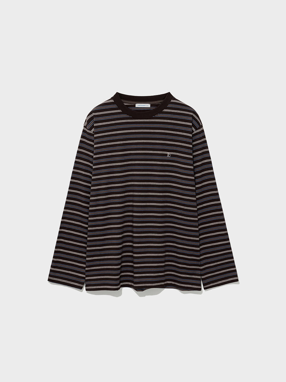 Low Classic Long Sleeve Striped T-Shirt Brown