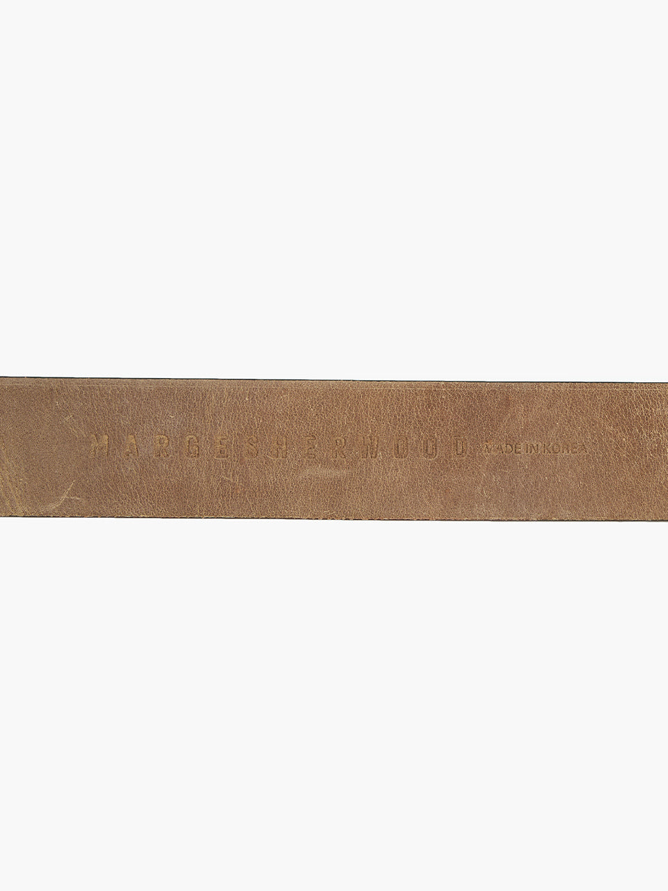 Margesherwood Vintage Leather Belt camel