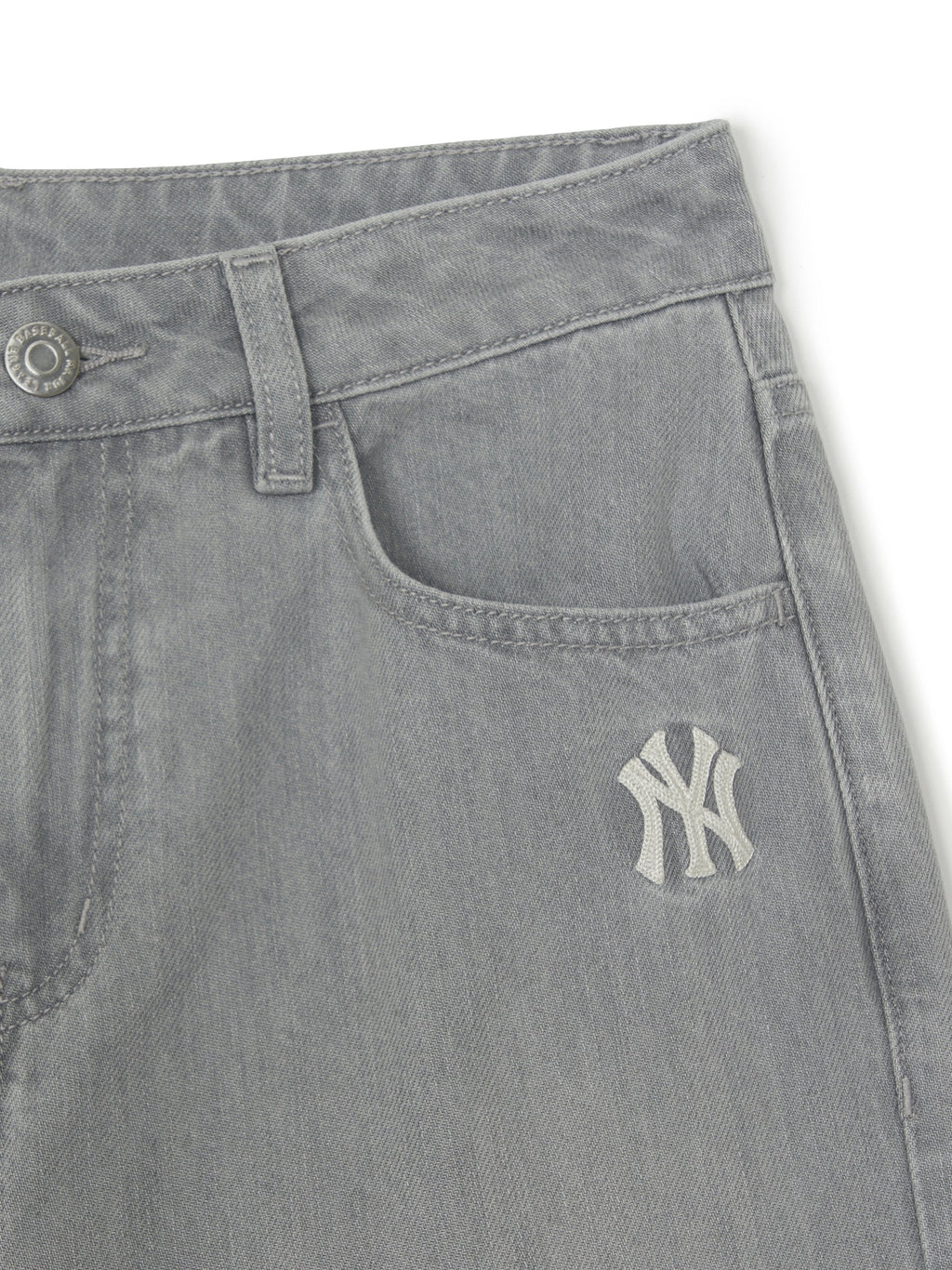 [mlb korea] Women's Basic Small Logo Summer Tencel Wide Denim Pants