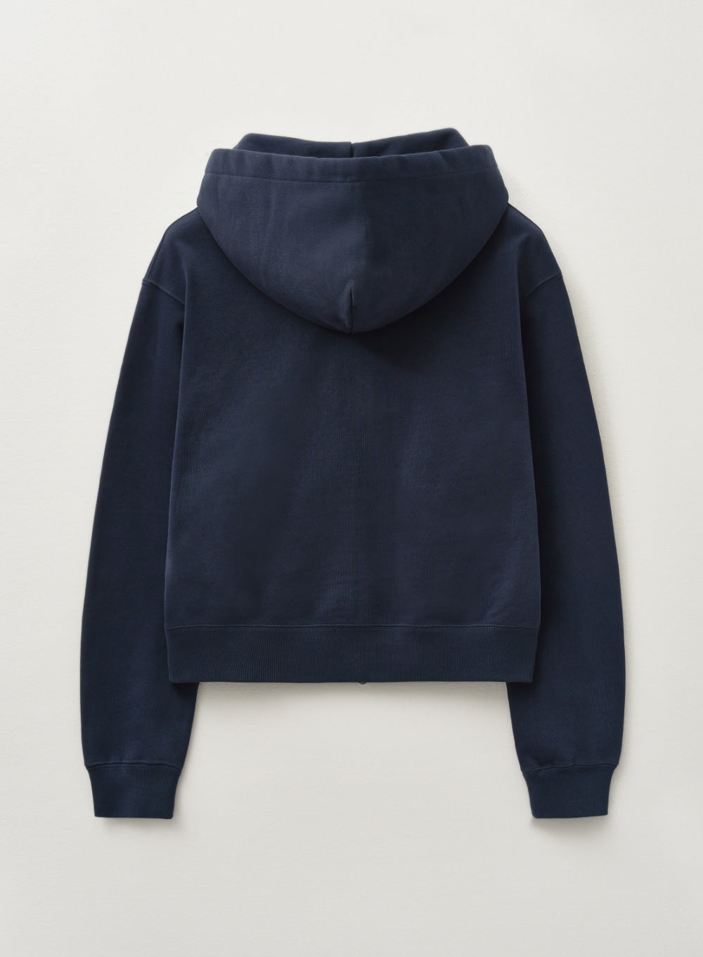 [satur] (W) Teo Cotton All Day Hood Zip-Up - Classic Navy