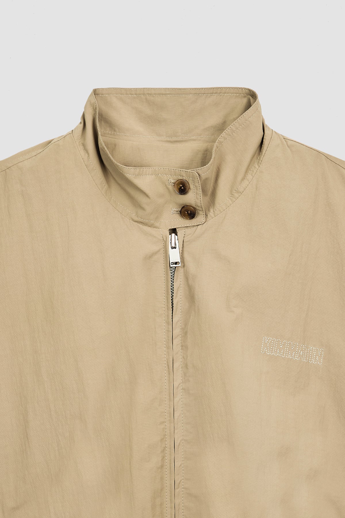 Matinkim Logo Embroidery Balloon Jumper IN Light Khaki