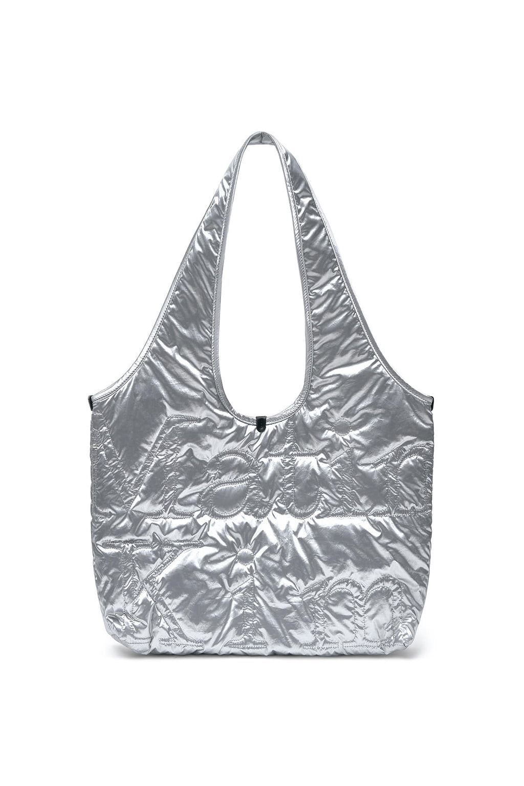 [matinkim] MATIN LOGO QUILTING ECOBAG IN SILVER