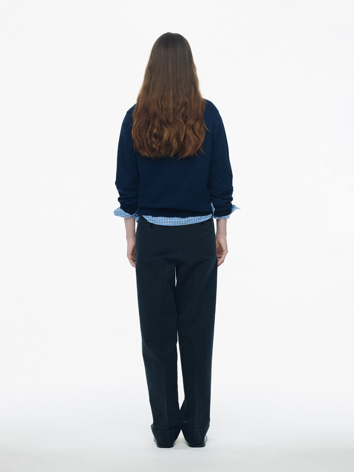 Nothing Written Frame cuff trousers (Black)