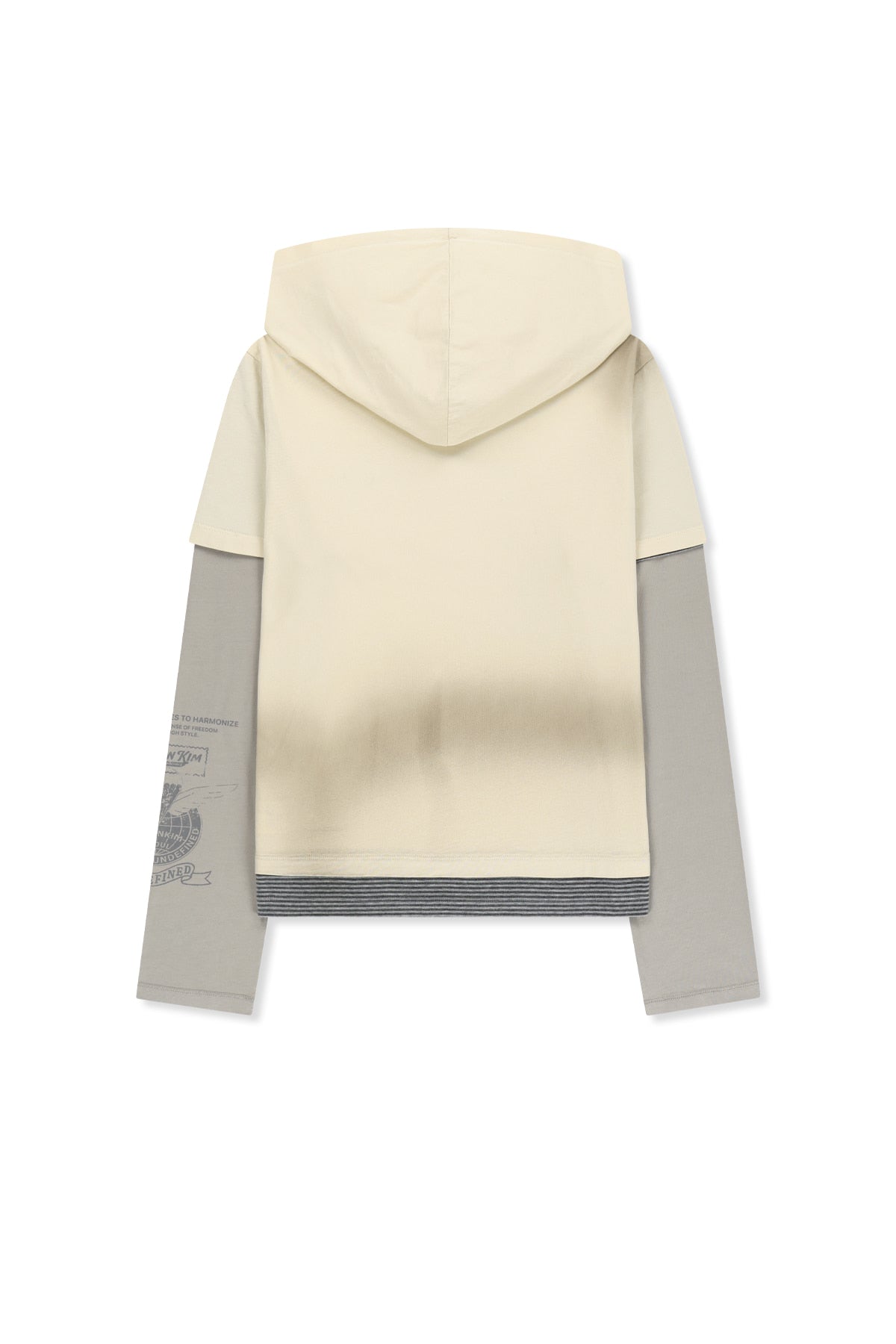 Matinkim Dust Washed Layered Hood Top IN Butter