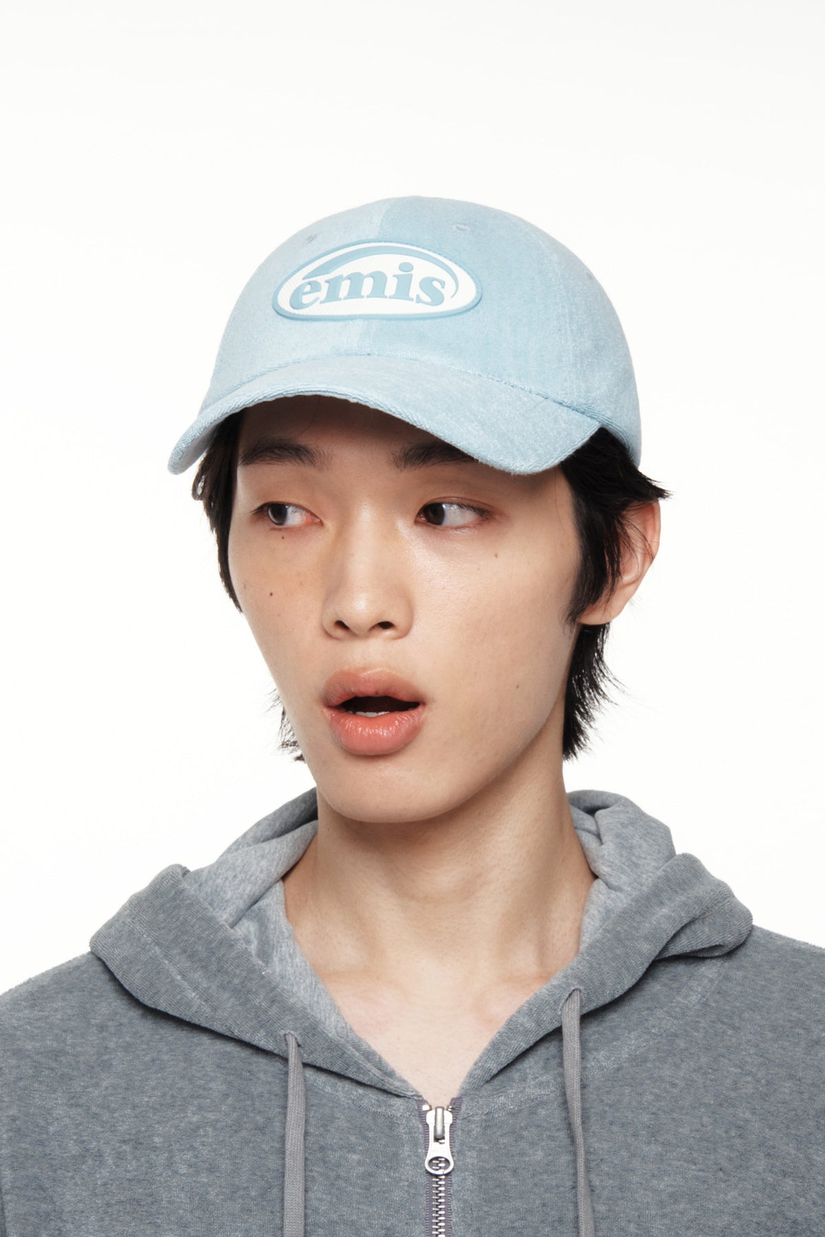 Emis Terry Ball Cap-Pastel Blue