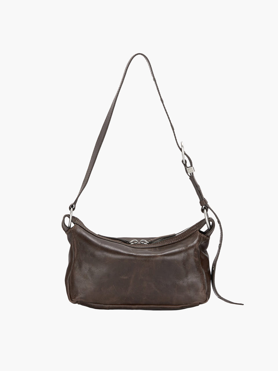 Margesherwood Outpocket Hobo Mini washed brown pull-up