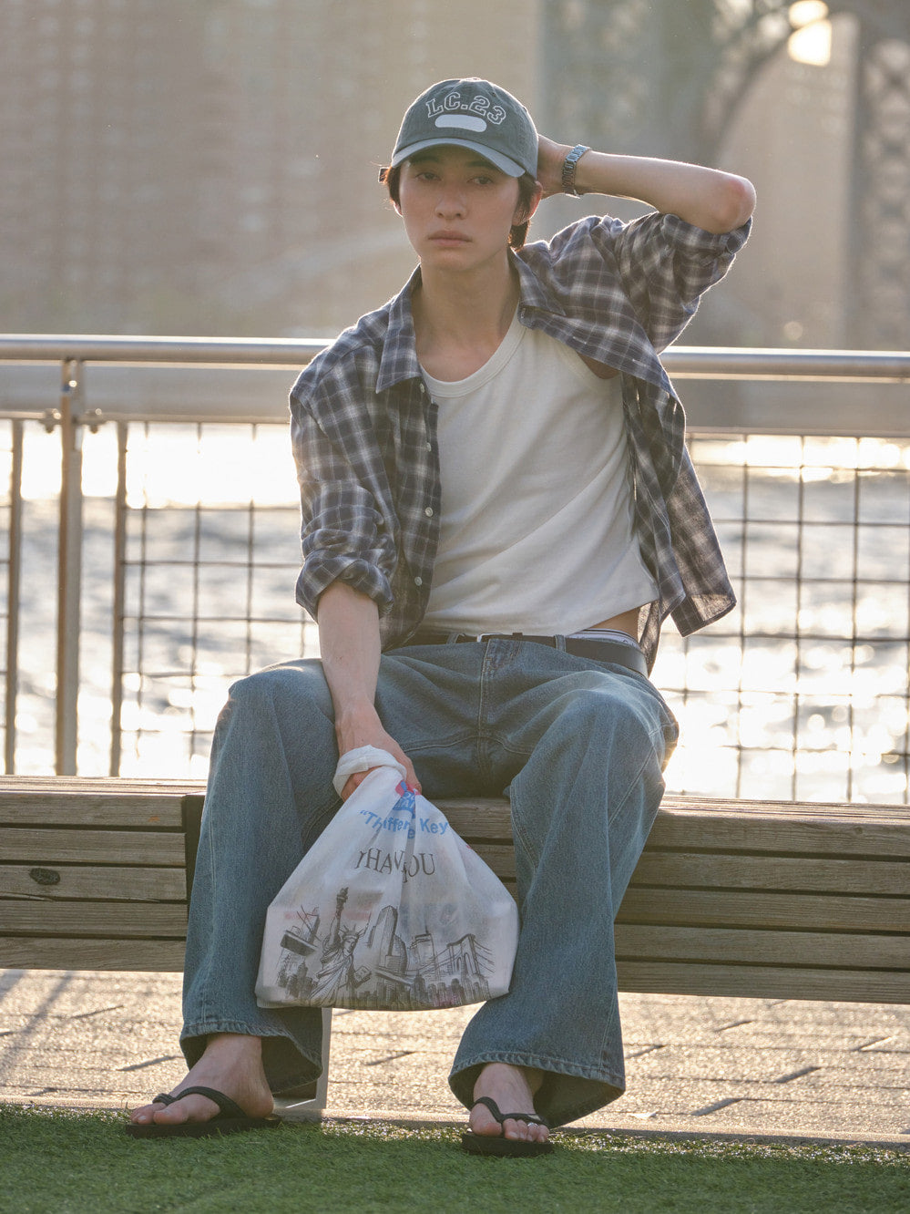 Low Classic Lc23 Ball Cap Charcoal