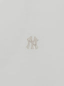 MLB Korea Women's Basic Slim Fit Crop Open Collar Polo T-Shirts