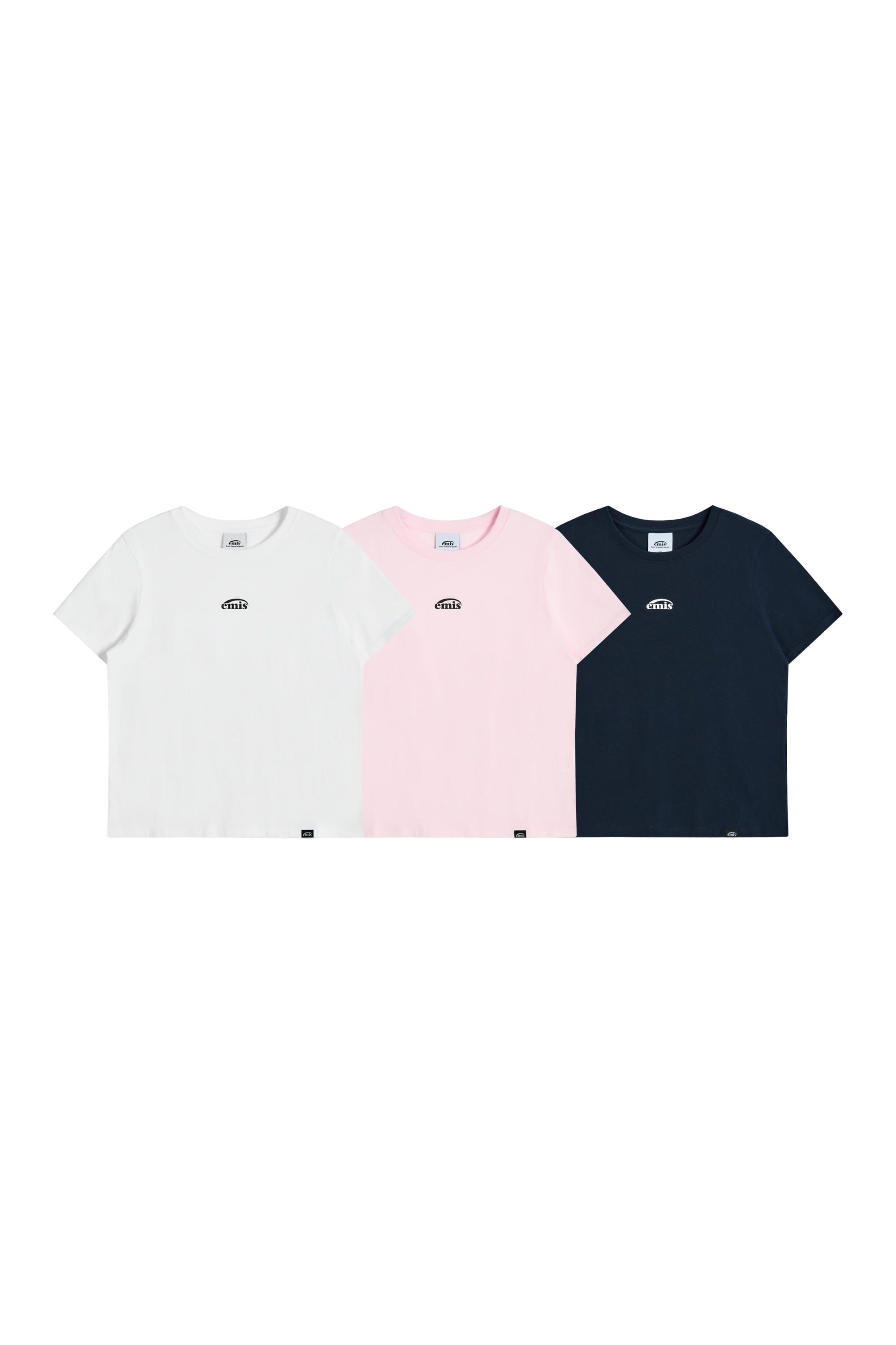 Emis 3Pack T-Shirt Set A (WH/NA/PK)