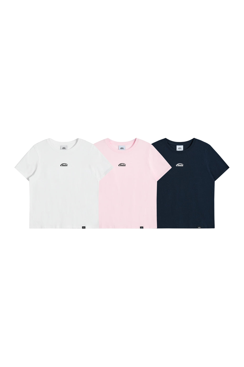Emis 3Pack T-Shirt Set A (WH/NA/PK)