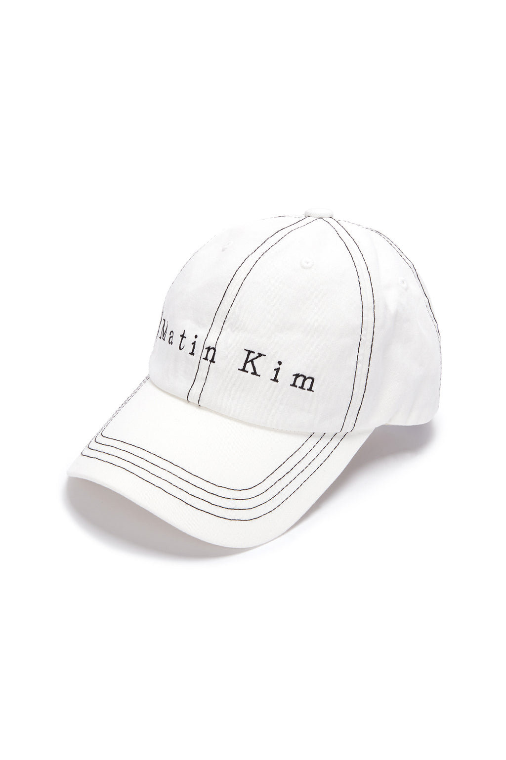 [matinkim] MATIN STITCH BALL CAP IN WHITE