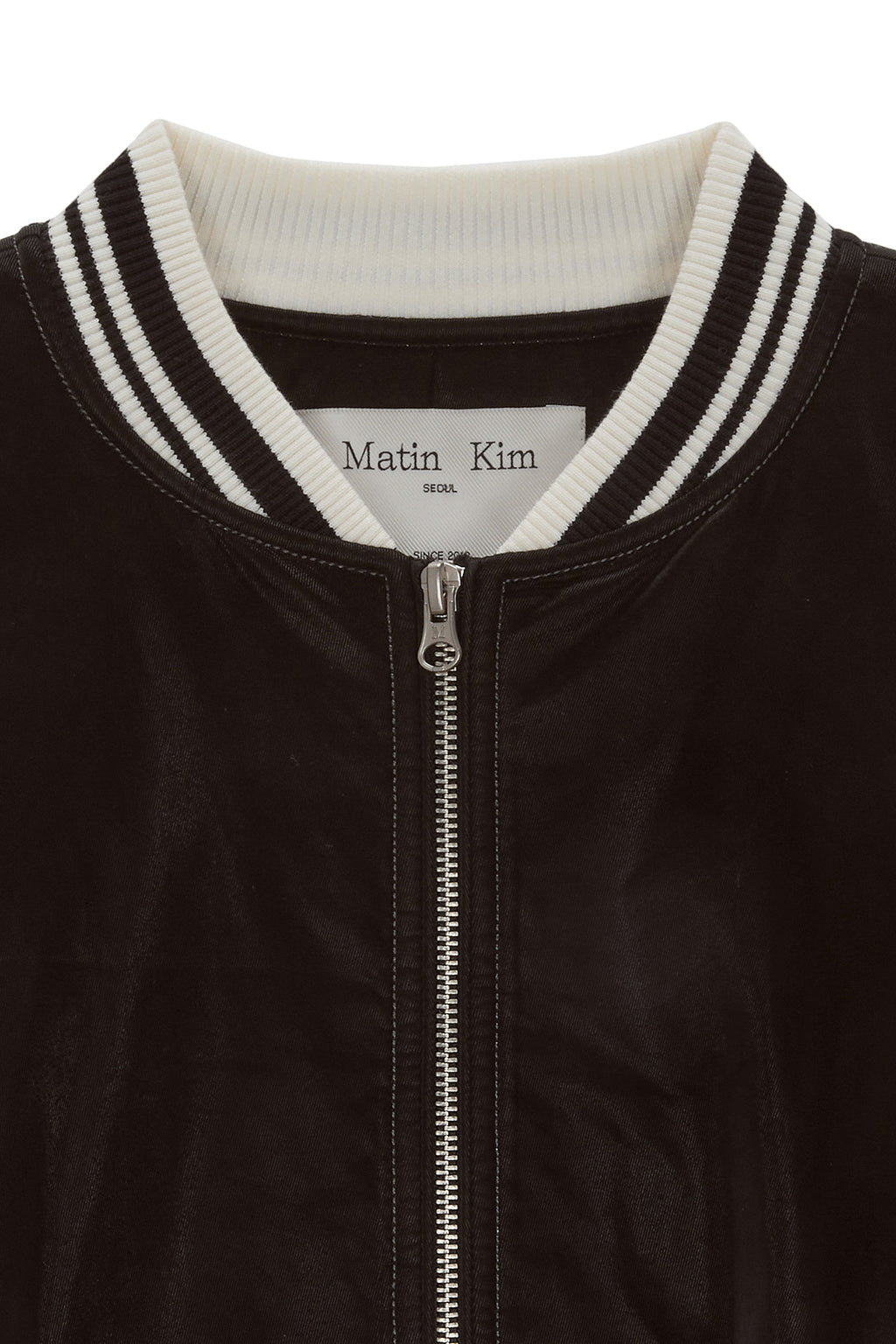 Matinkim Coating Stadium Jumper For Women IN Dark Brown