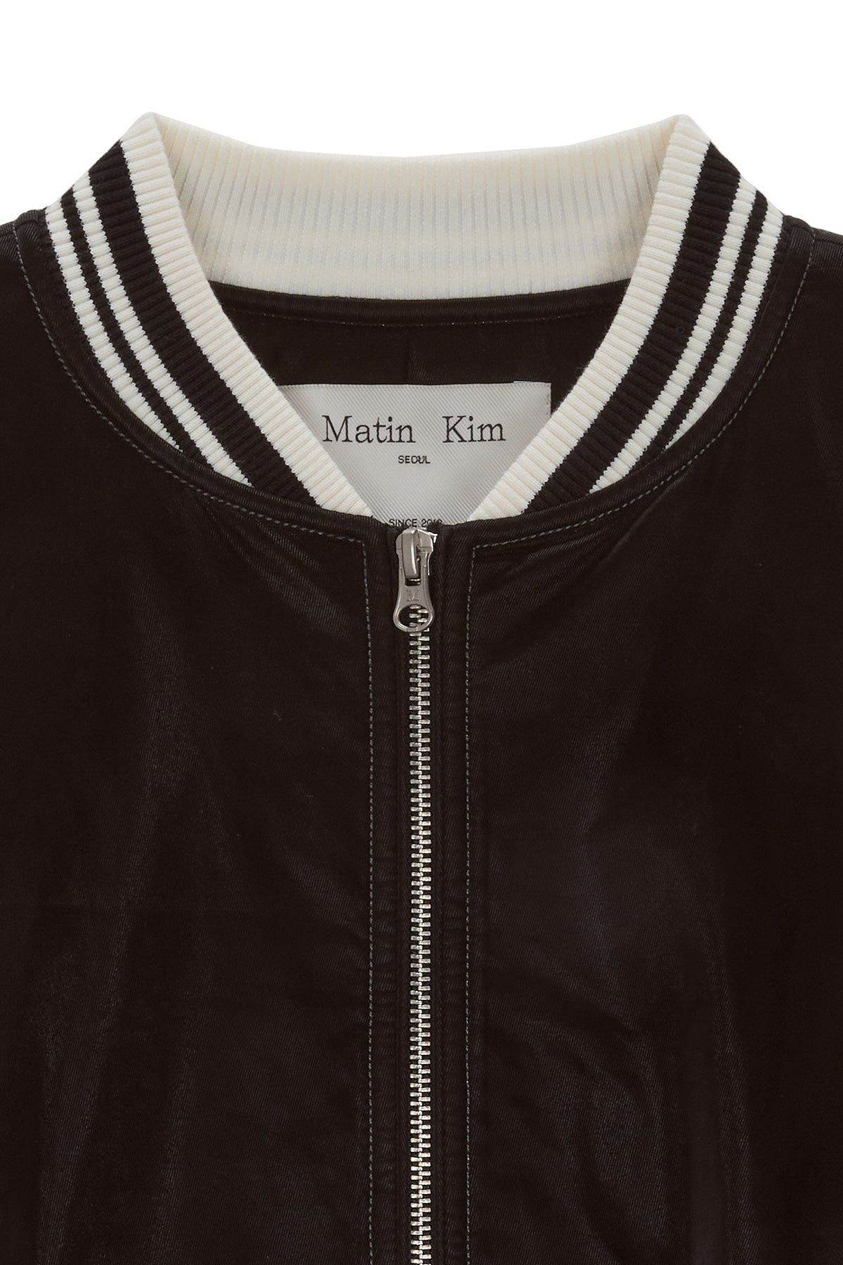 Matinkim Coating Stadium Jumper For Women IN Dark Brown