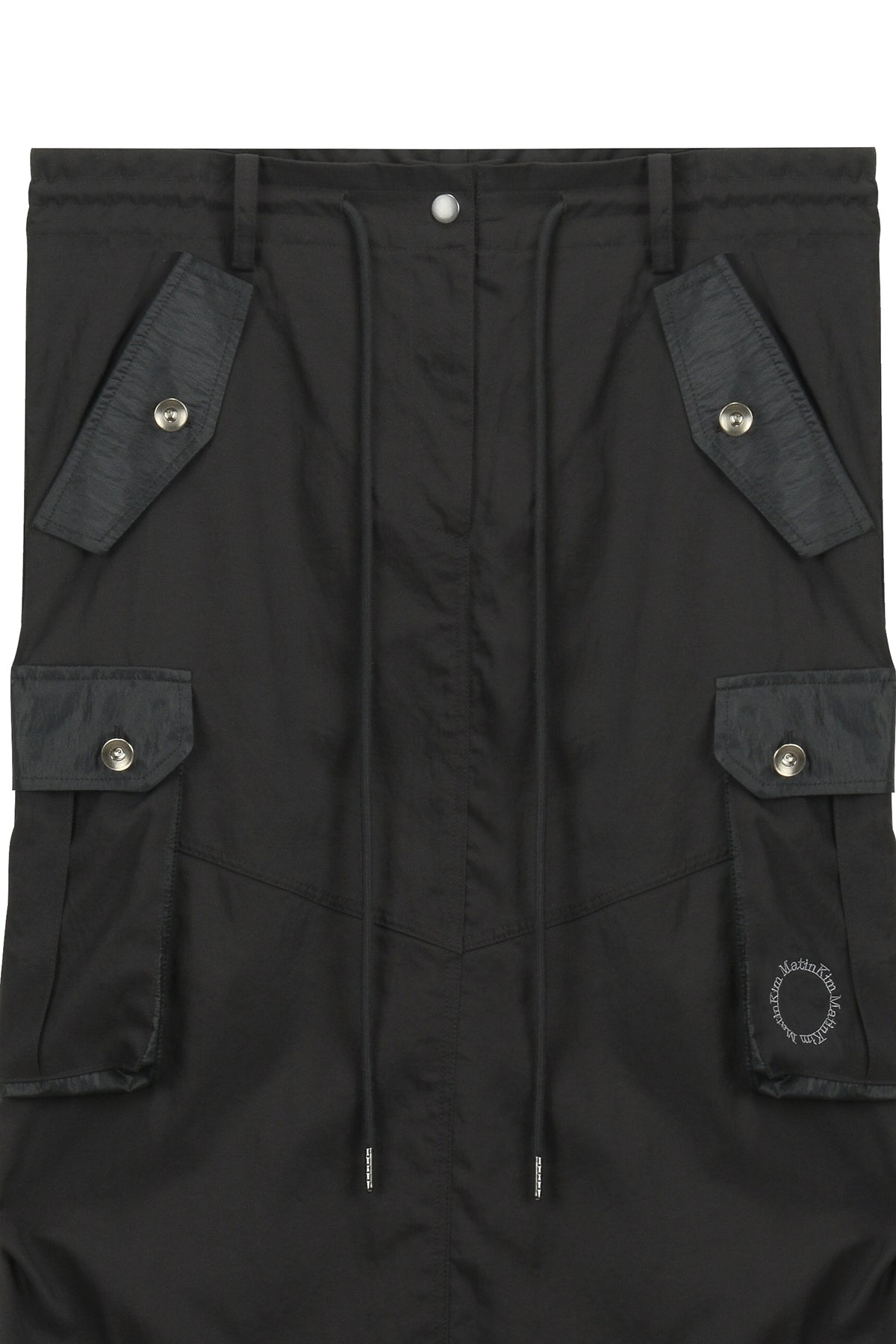 Matinkim Cargo Maxi Skirt IN Charcoal