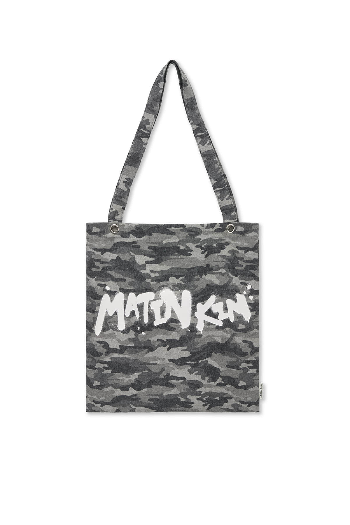 [matinkim] MATIN CAMOUFLAGE ECOBAG IN GREY