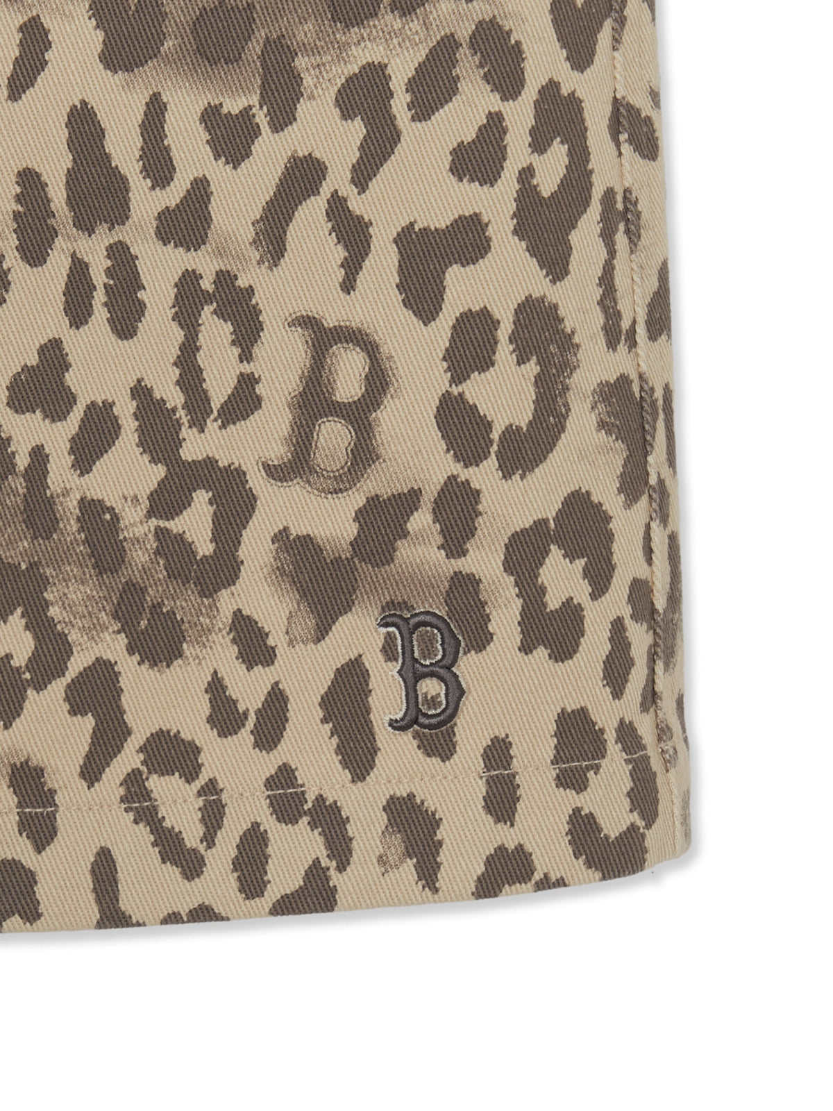 Mlb Women's Cotton Leopard Mini Skirt