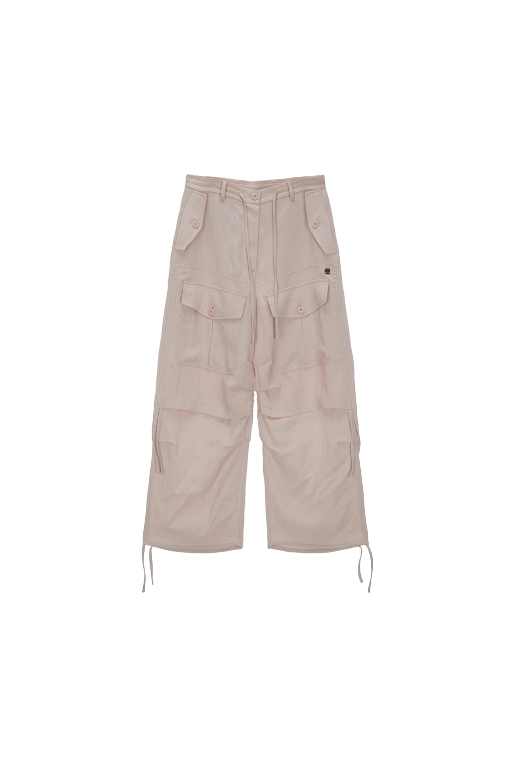 Matinkim Rayon String Cargo Pants IN Light Pink
