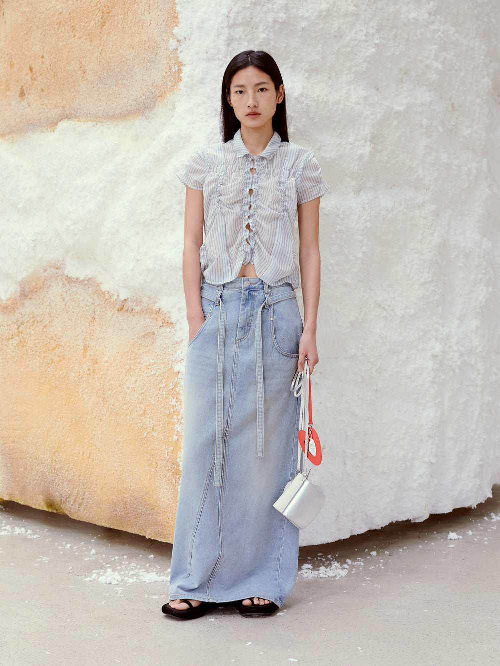 low_classic Wrinkle Half Sleeve Shirt
Stripe - View 2