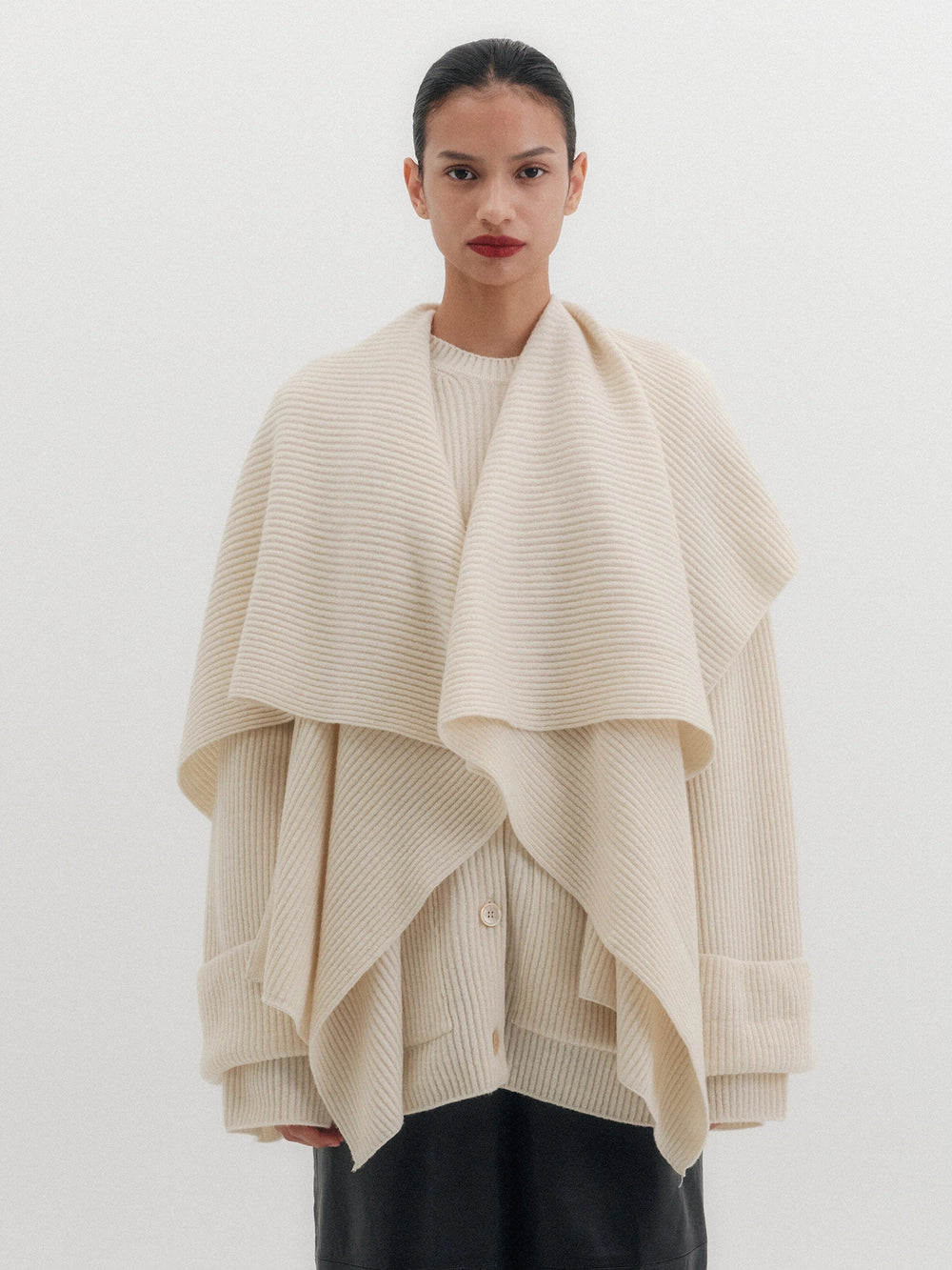 EENK Multi-Way Shawl Cardigan - Ivory