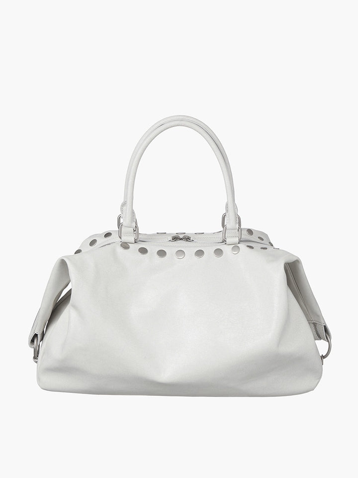 Margesherwood Dumpling Stud off white cracked