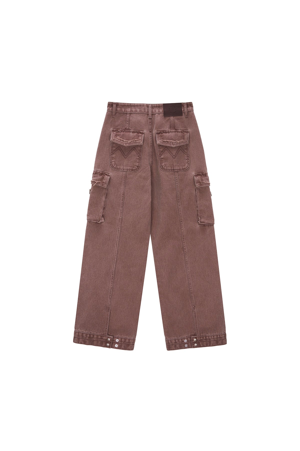 Matinkim Color Dying Cargo Pants IN Indian Pink