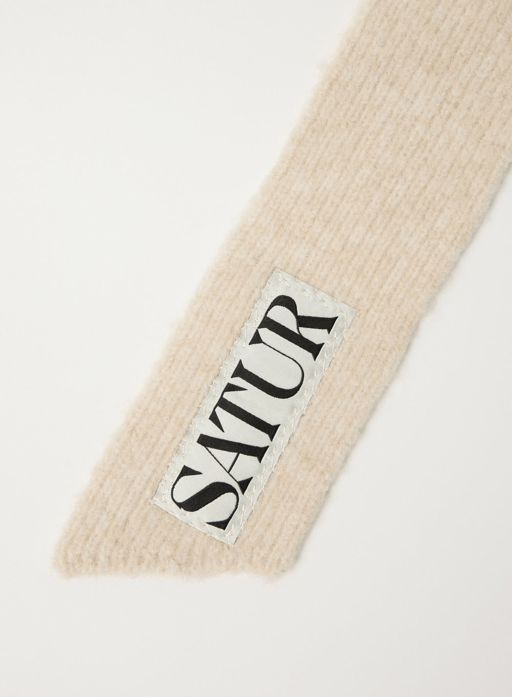 [satur] (W) Knit Balaclava - Cream