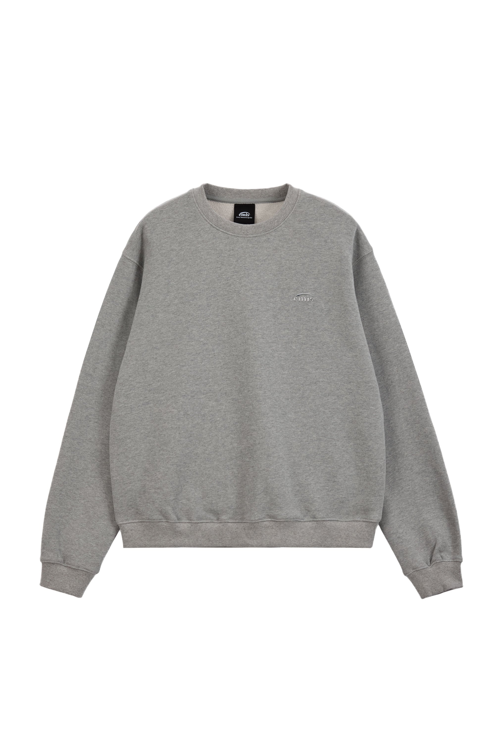 24/7 SWEAT SHIRT-MELANGE GRAY