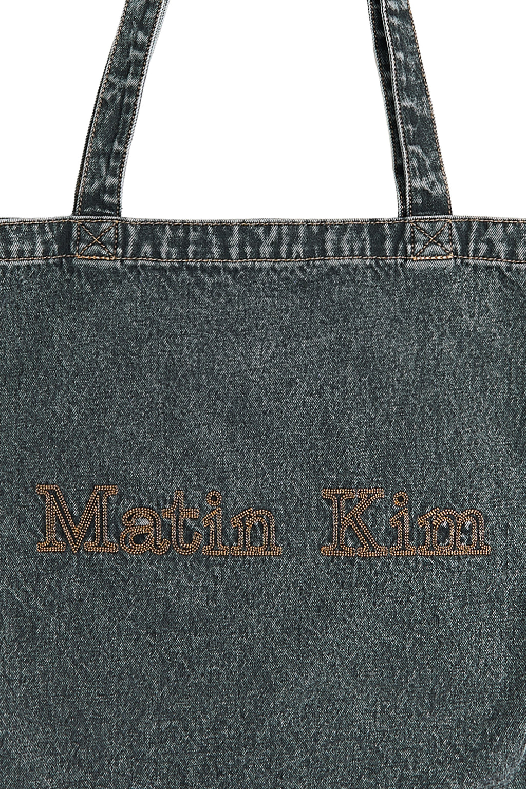 Matinkim Matin Stitch Denim Ecobag IN Black