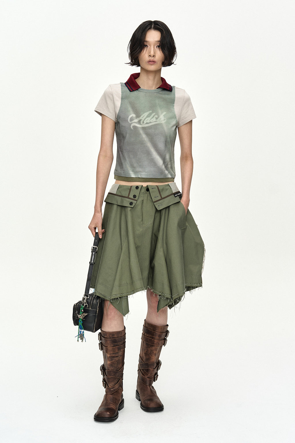 Andersson Bell Upside-Down Asymmetric Skirt