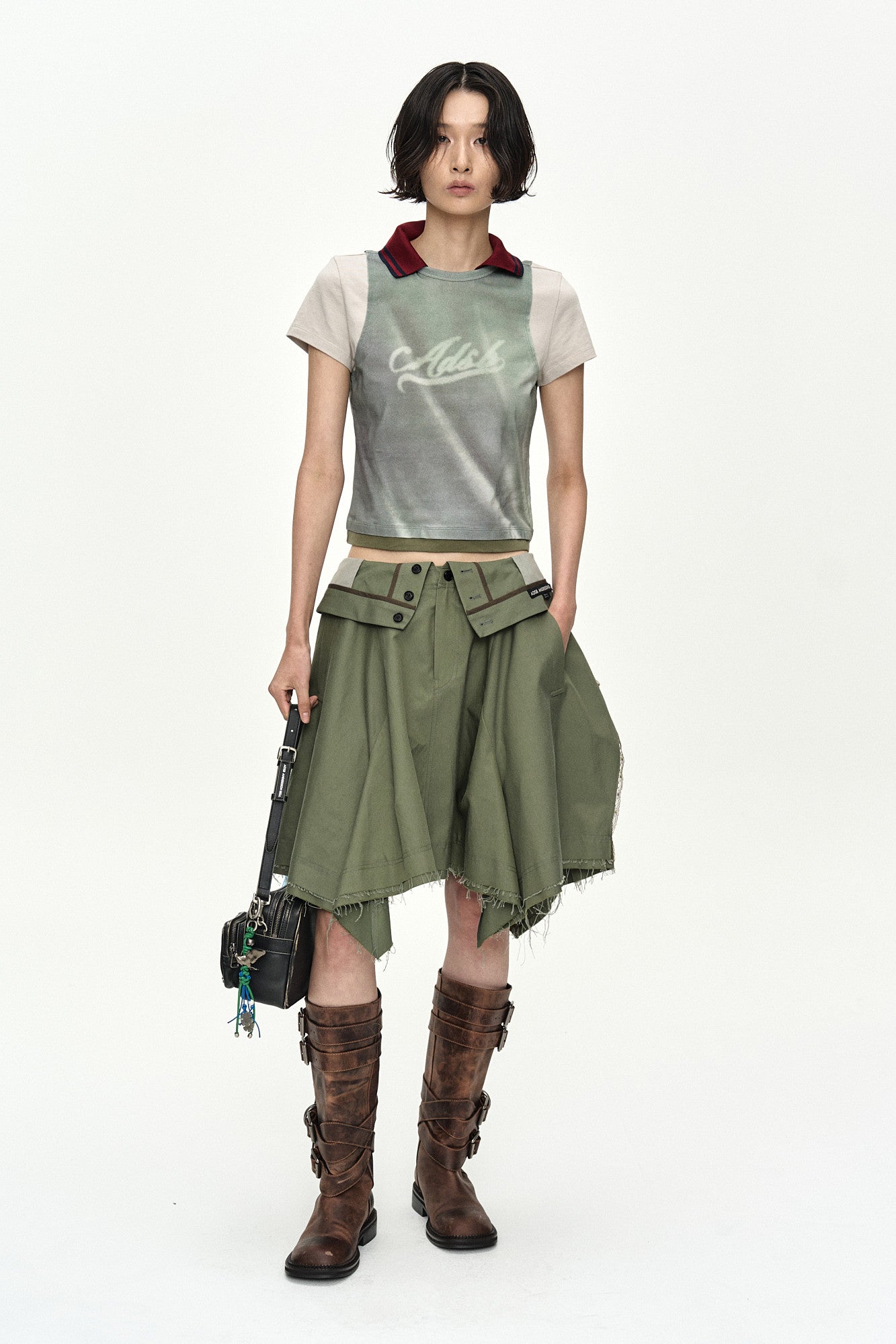 Andersson Bell Upside-Down Asymmetric Skirt