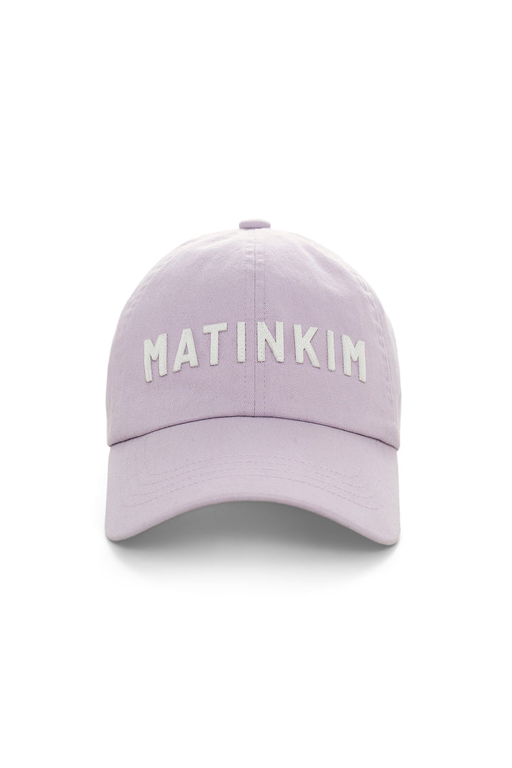Matinkim Applique Felt Logo Ball Cap IN Lilac