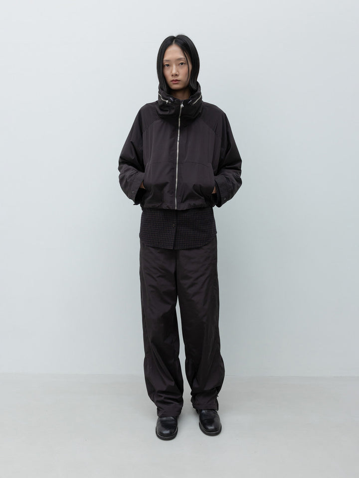 Low Classic Fleece-Lined Volume-Leg Pants Brown