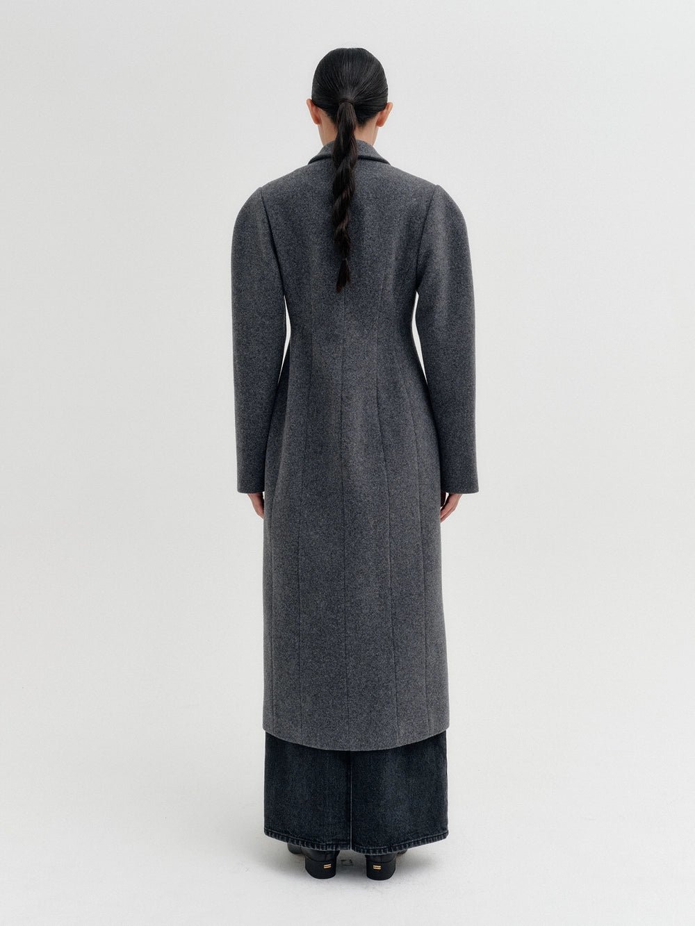 EENK Hourglass Coat - Melange Gray