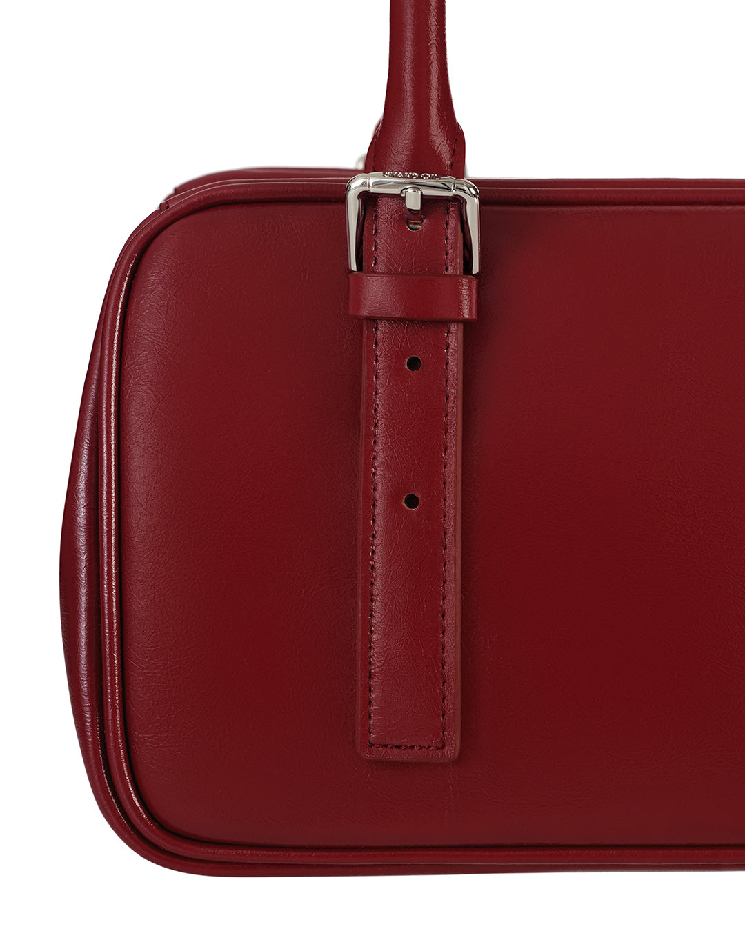 [standoil] Square Bowling Bag · Square Bowling Bag / Wine Red